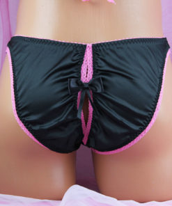 open back sissy panties