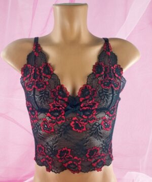 Adult Lace Sissy Bra, Black Lace Bra