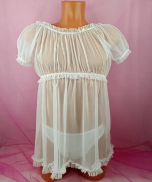 Mens Lace Nightgown: Men's Queer Wedding Lingerie, Pre-order Transgender LGBTQ Sissy Lingerie