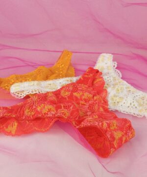 3-Pack Men's Sheer Lace Transgender Panties - See Through Femboy Lingerie for Crossdressers